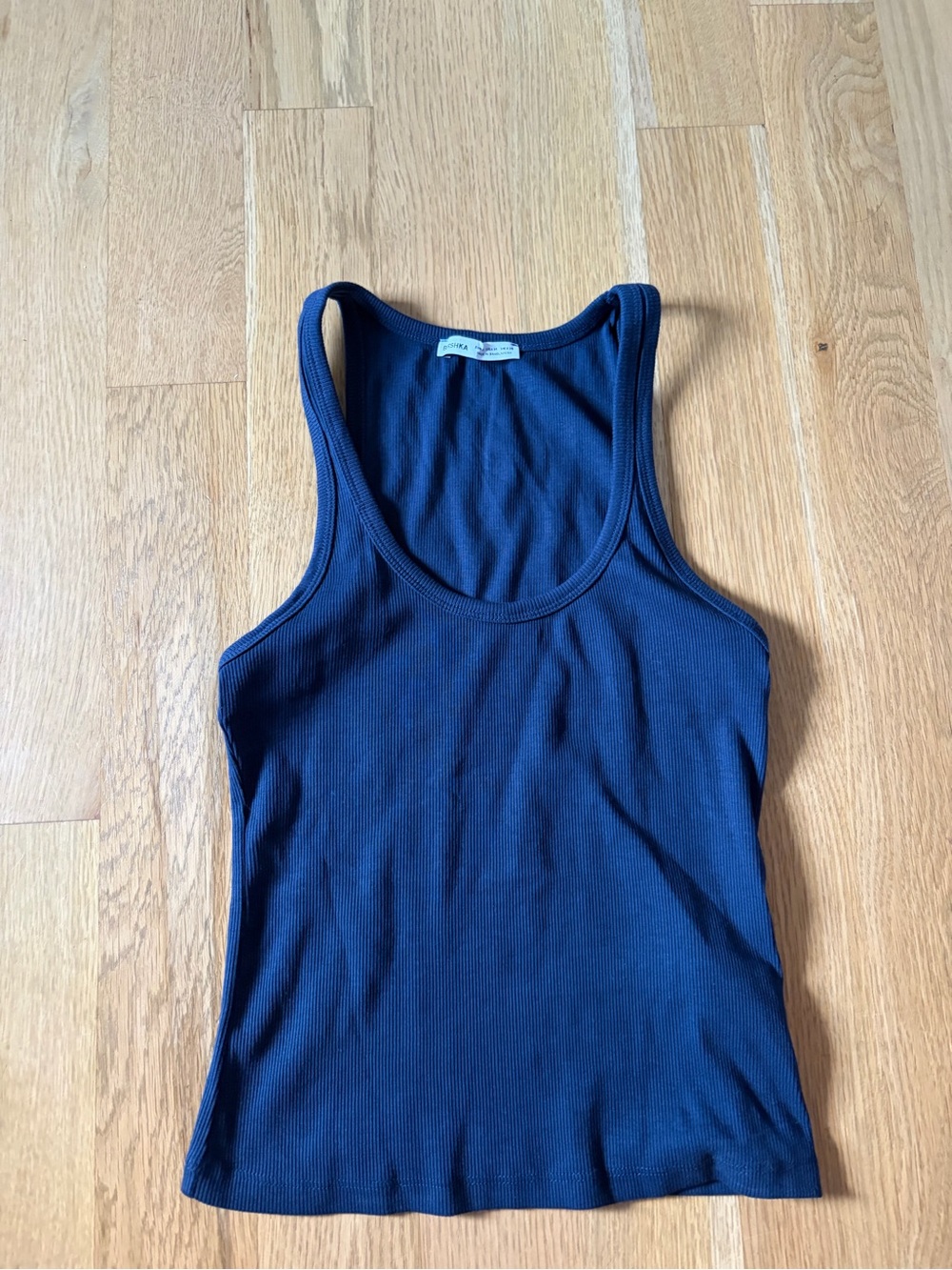 Navy Bershka Tank top
